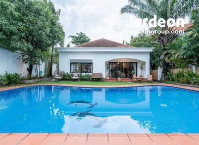 05 Bedrooms house villa in compound with garden & pool for rent-An Khanh-Ho Chi Minh